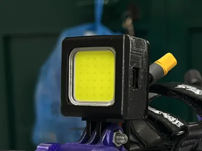 GoPro mount for LED light for FPV drone