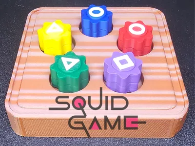 Squid Games Gonggi with base