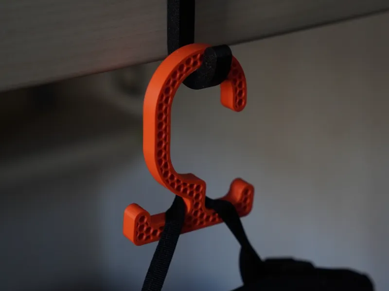 Lightweight Closet Rod Backpack Hook - 18g