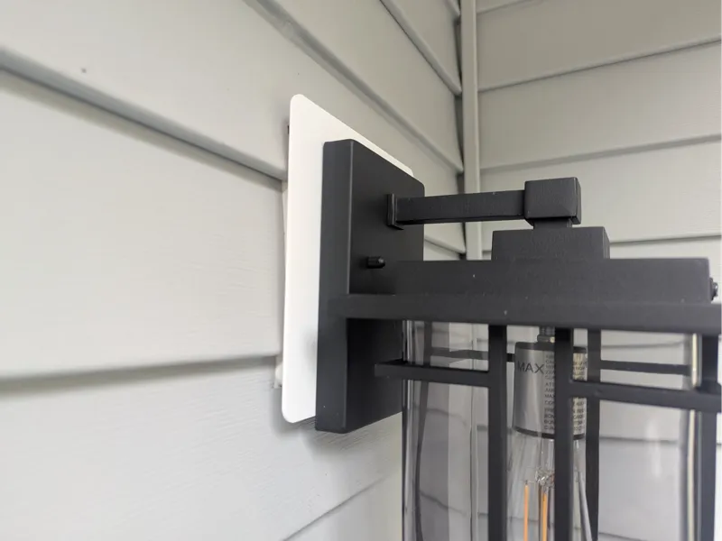 Outdoor Wall Light Siding Mounting Plate