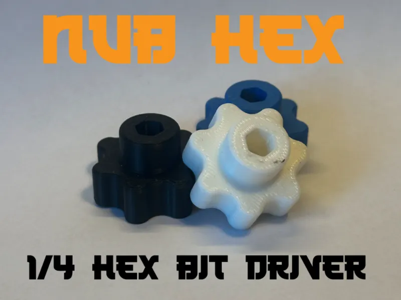 Nub HEX 1/4 hex bit driver