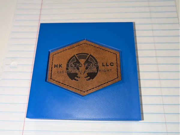 Gabarit de placement de patchs hexagonaux
