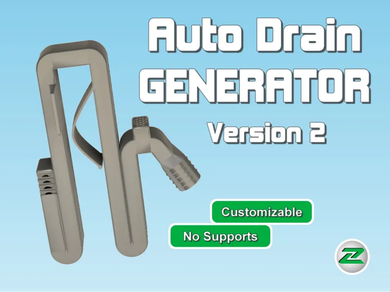Auto Drain / Overflow Tube - Highly Customizable