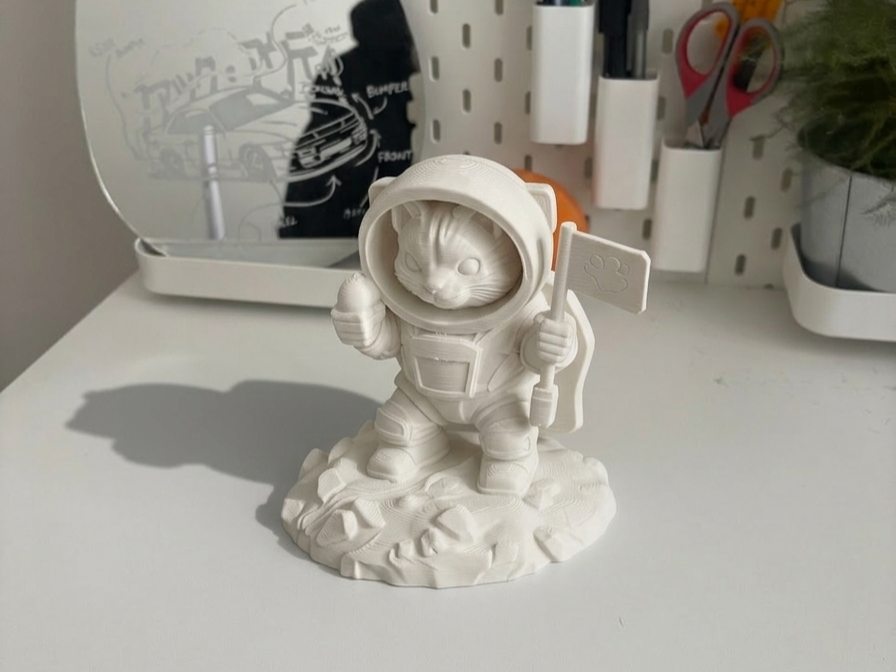 Cute Astronaut Cat on Moon | Space Explorer