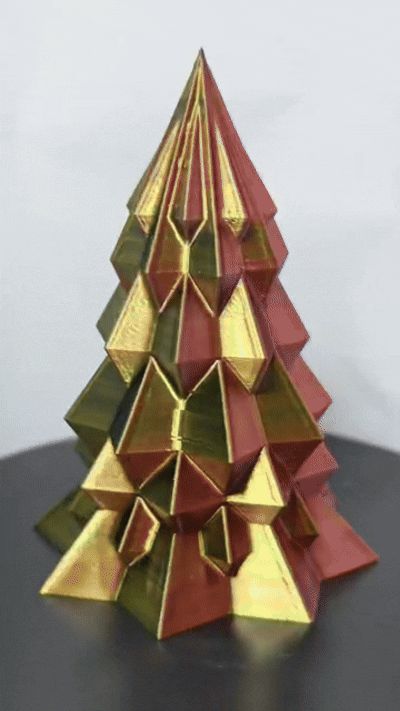 Geometrischer Weihnachtsbaum