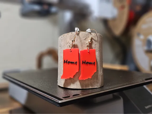 Indiana Home Earrings