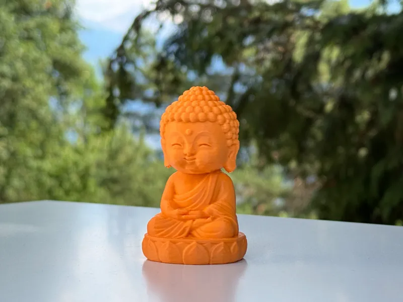 Funny Buddha statue