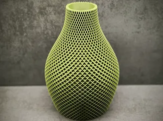 Modern vase for fresh flowers (watertight)