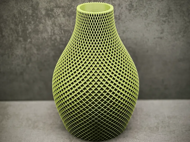 Modern vase for fresh flowers (watertight)