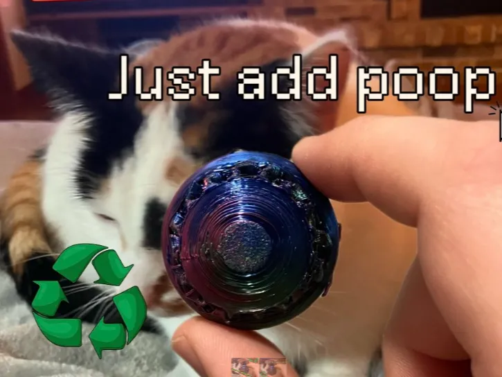 cat toy recycle filament