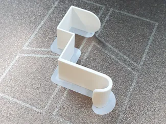 Türhaken für Schweizer Wohnungstüren, 48mm Tiefe