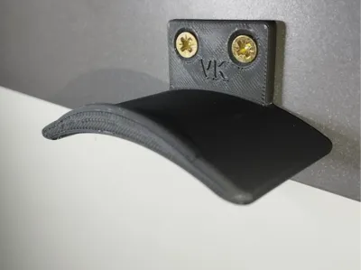 Screw-on headset stand