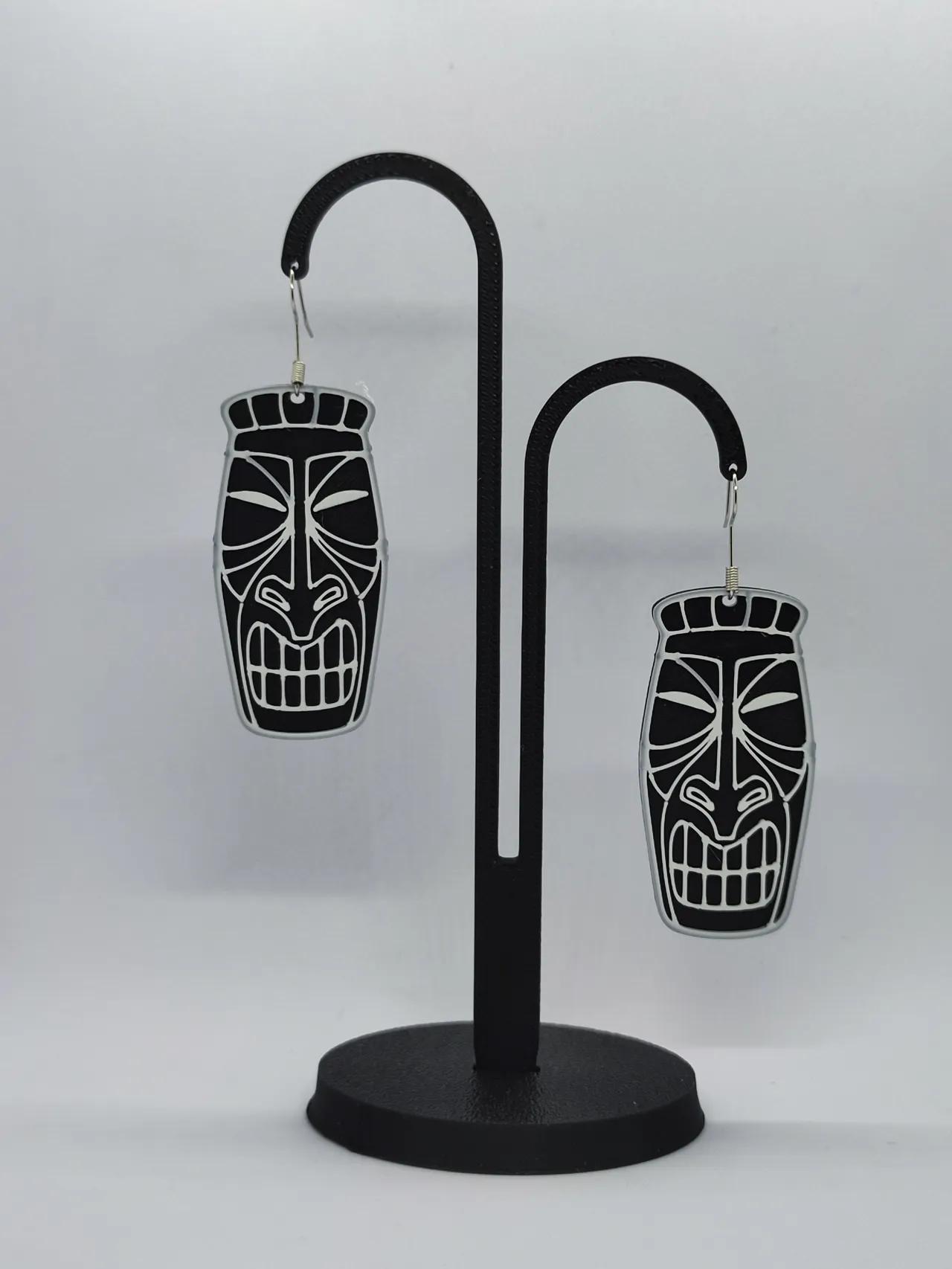 Pendientes Tiki Nocturno view 2