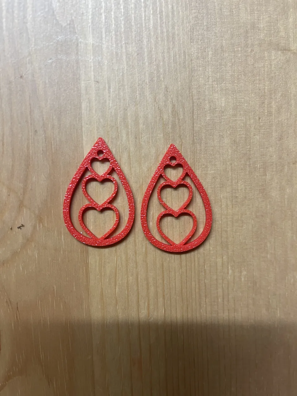 Heart Earrings view 2