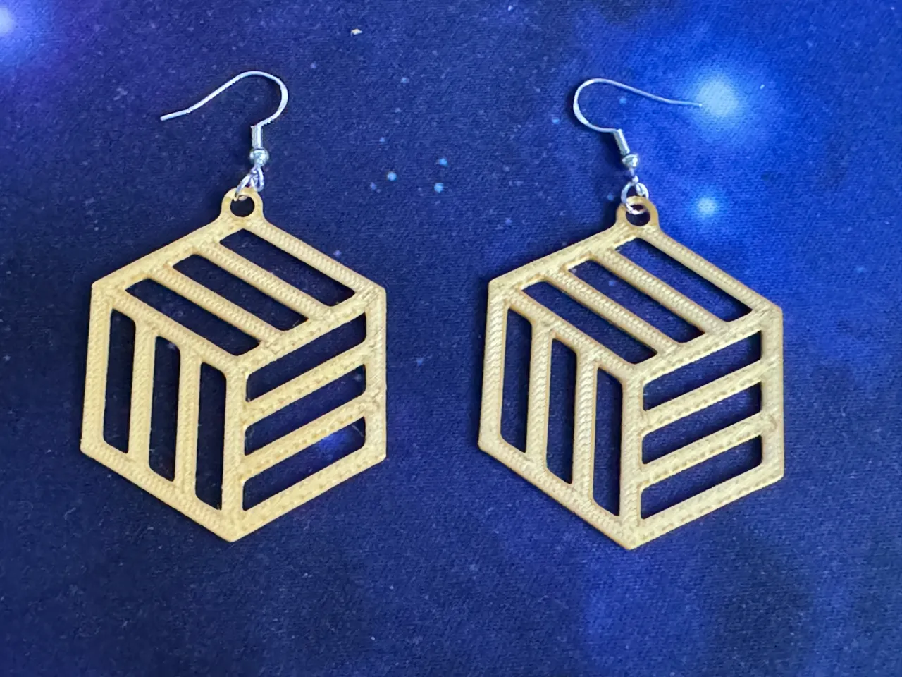 new square earrings 3 view 2