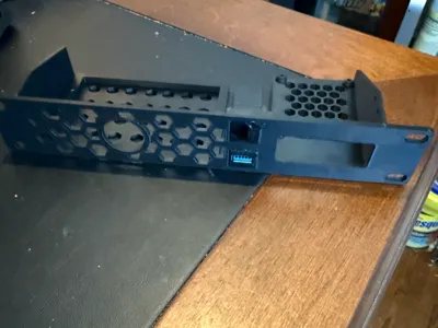 10-Inch Rack Mount for USB Charging + Raspberry Pi