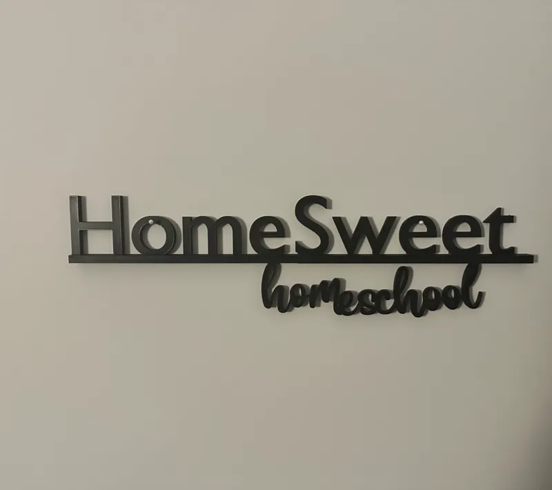 Home Sweet Homeschool Wall Decor