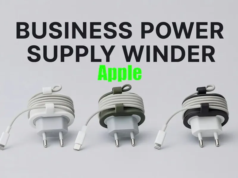 Apple Business power supply winder