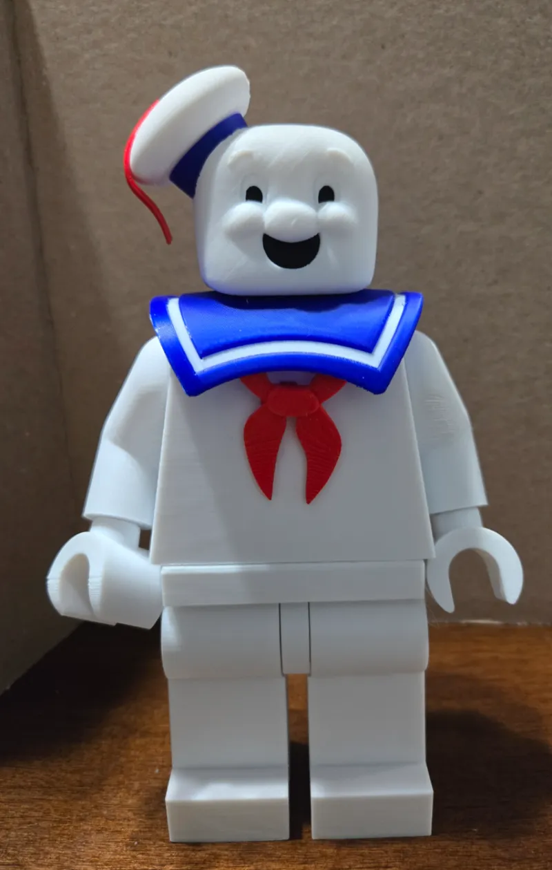 Stay Puft Brick Figure from Ghostbusters