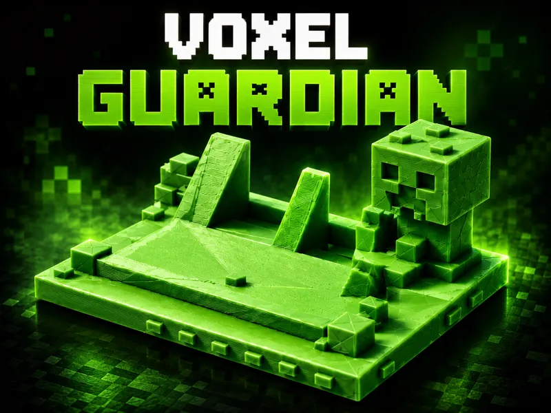 Creeper mobile holder / Voxel Guardian