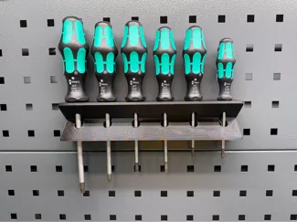 Wera Screwdriver Holder for 10×10 Square Pegboard
