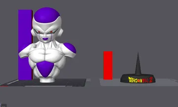 Accesorio para impresora 3D: DRAGON BALL Z FRIEZA BUST AMS READY — vista de referencia 5