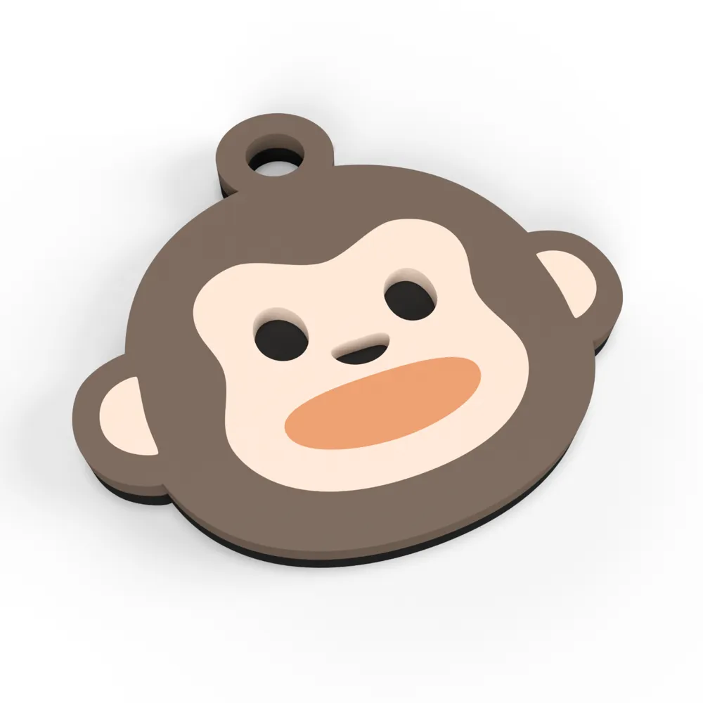 Animals monkey keychain by nicodeimos MakerWorld