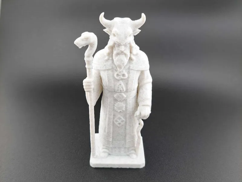Slavic god Weles figure 3d