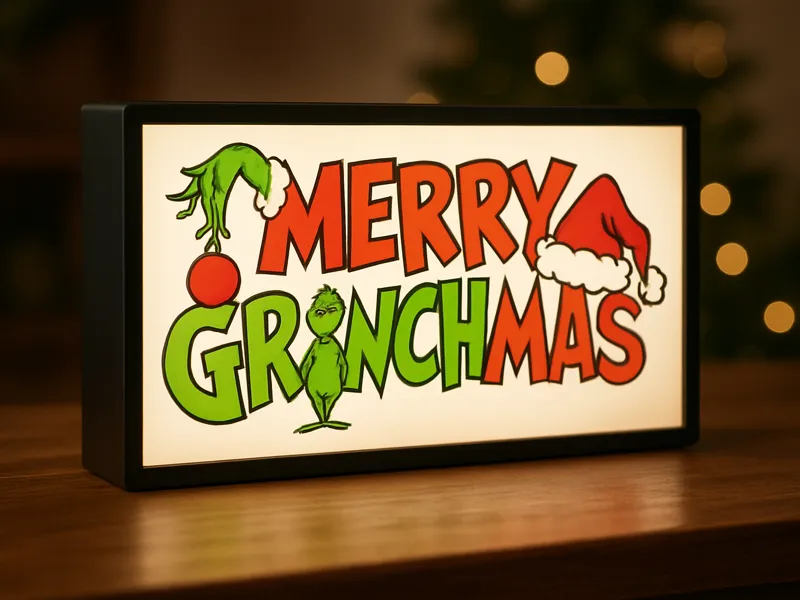 Merry GrinchMas Lightbox 