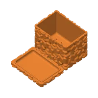 Jardinière rectangulaire à motif « tuile d'Einstein » avec drainage — photo 3