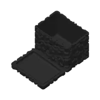 Jardinière rectangulaire à motif « tuile d'Einstein » avec drainage — photo 9