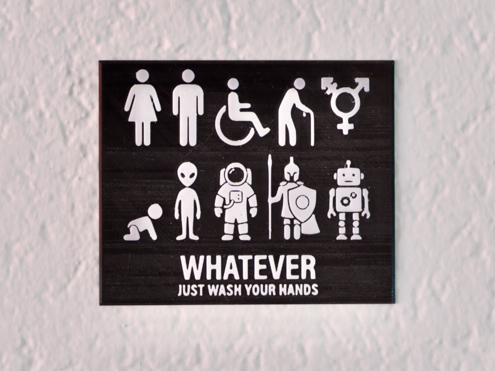 Funny Bathroom & Toilet Sign AMS 