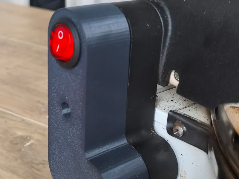 Extended hinge cover for Ariete 909 pizza oven