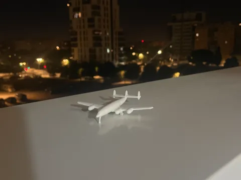 Modelo para impresión 3D: L-1049 "Super Constellation" - 1:400 scale — referencia de MakerWorld