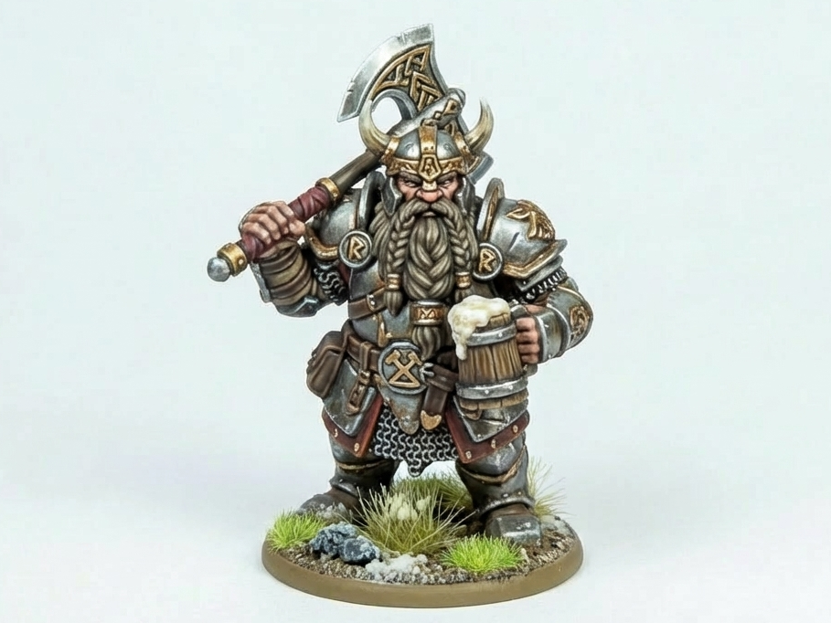 D&D Dwarf Warrior