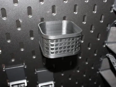 Caja o estuche: Skadis container 60x60mm — referencia de MakerWorld