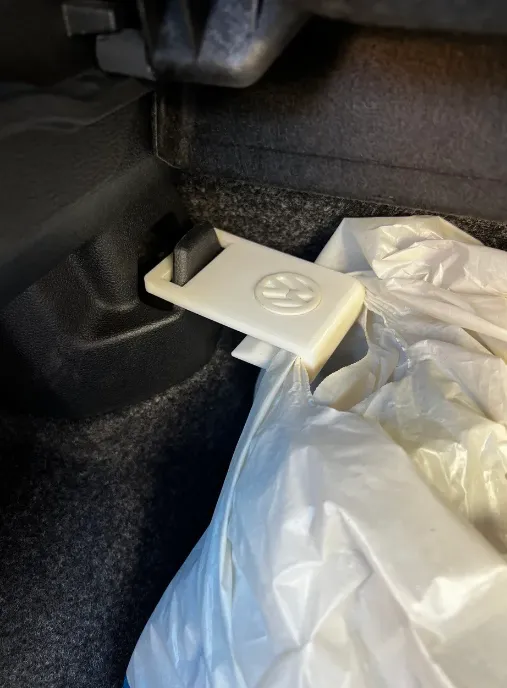 Hook for bags car trunk (Volkswagen group)
