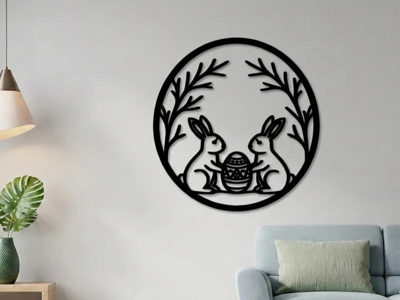 Easter Bunny Wallart