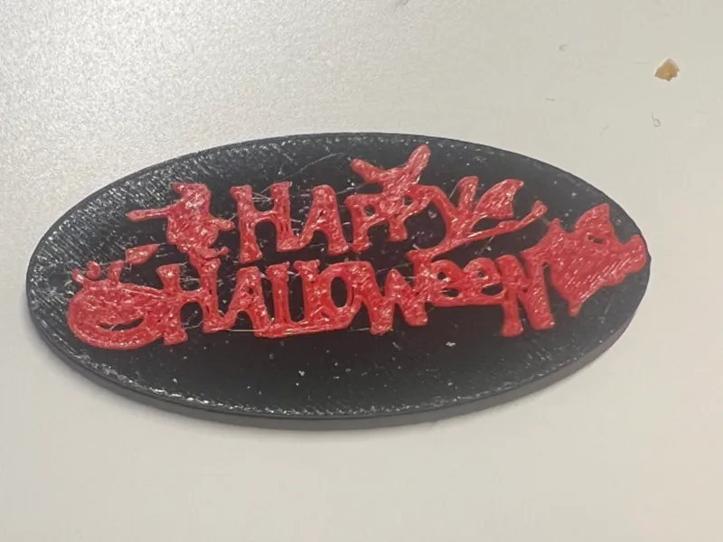 happy halloween keychain