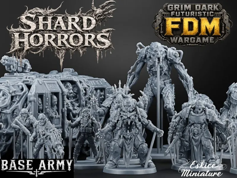 Shard Horrors, BASE ARMY- 32mm grimdark wargame