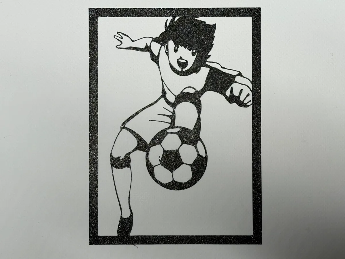 Silhouette murale du footballeur Oliver