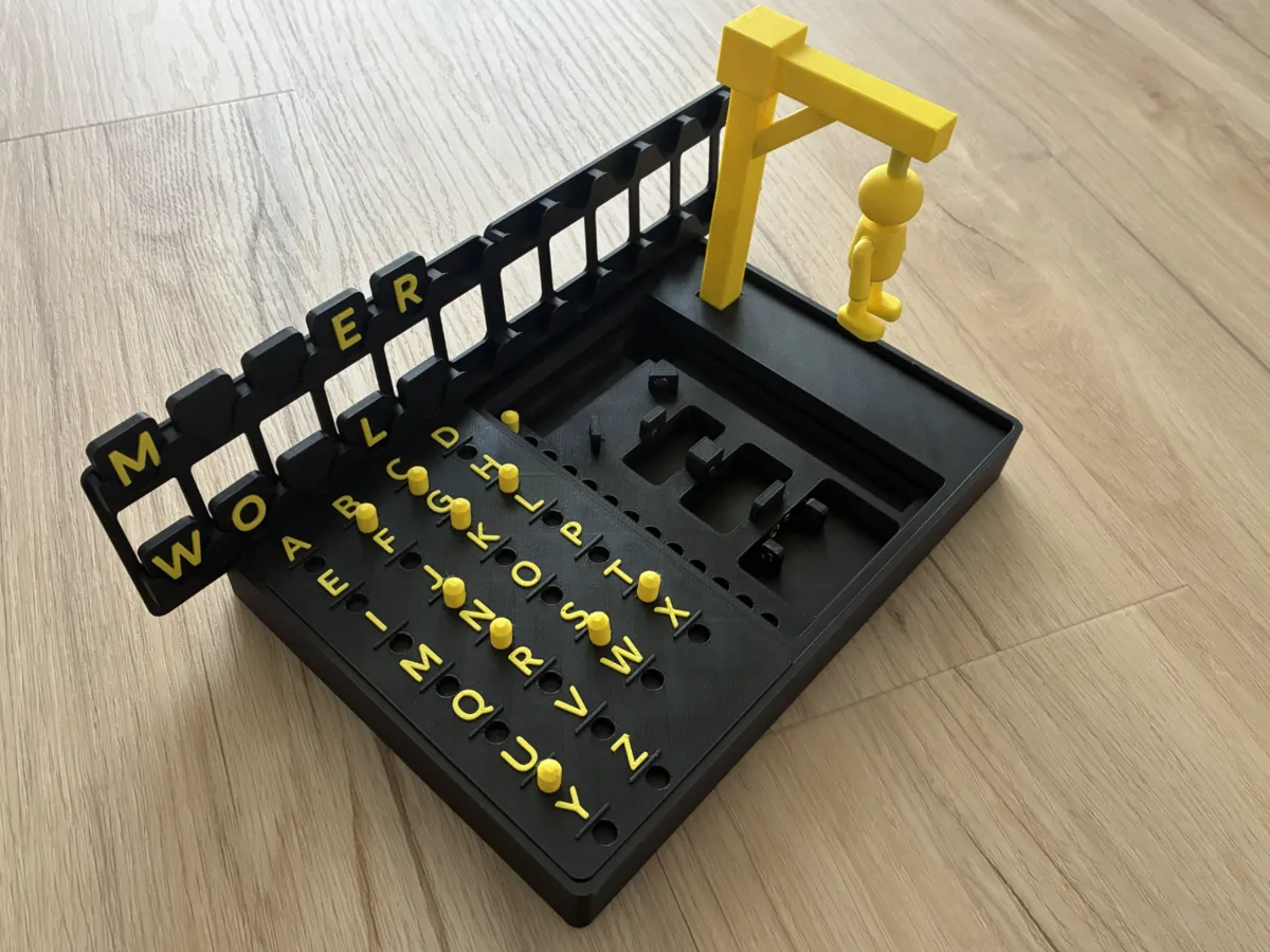 Hangman Ultimate Board Game - Toys - PLA - 3D printed product