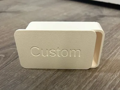 Customizable Text Slide Box