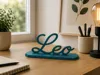 Leo Name Desk Sign normal size.