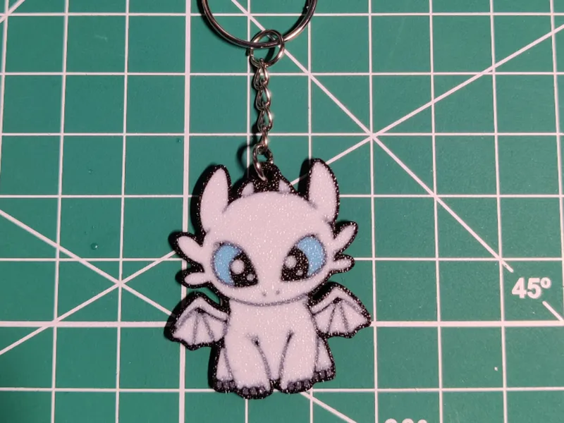 Light Fury Keychain