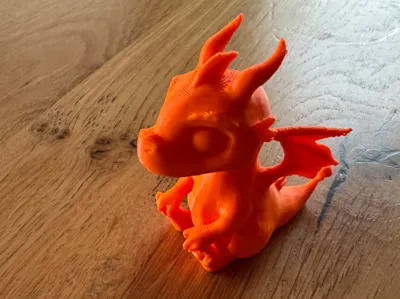 Seated Dragon - Miniature