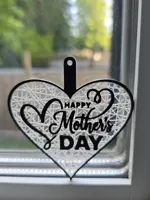 Happy Mother's Day String Art Keychain