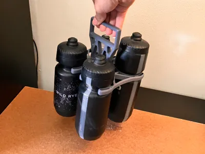 Four Water Bottle Caddy
