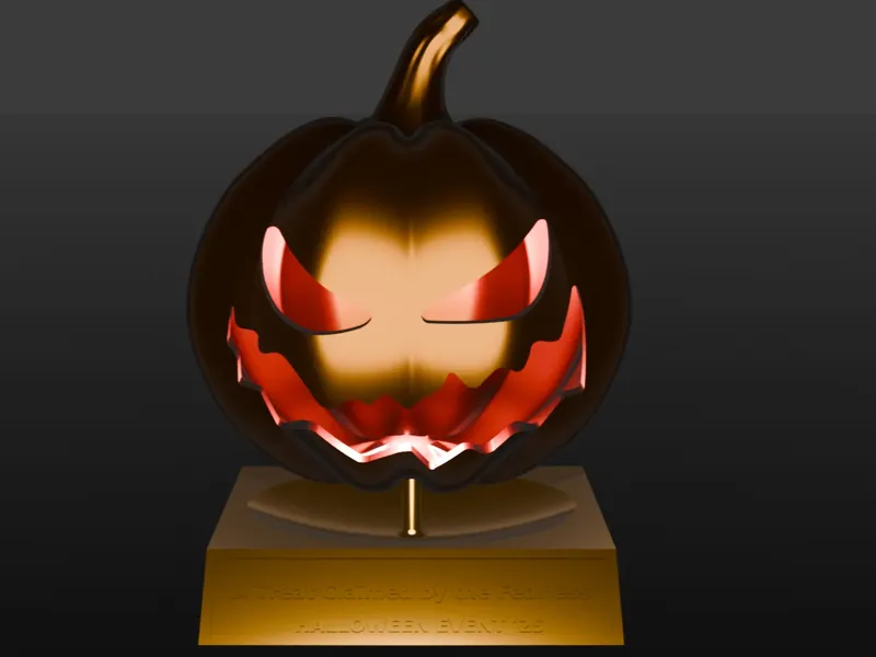 The Other Side Halloween Trophy