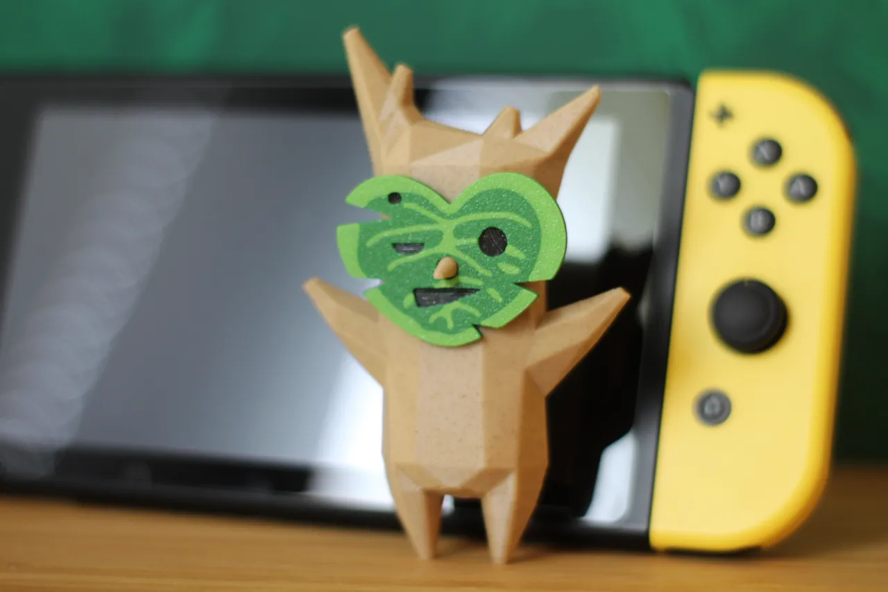 Korok Low Poly (from Zelda BOTW) view 2